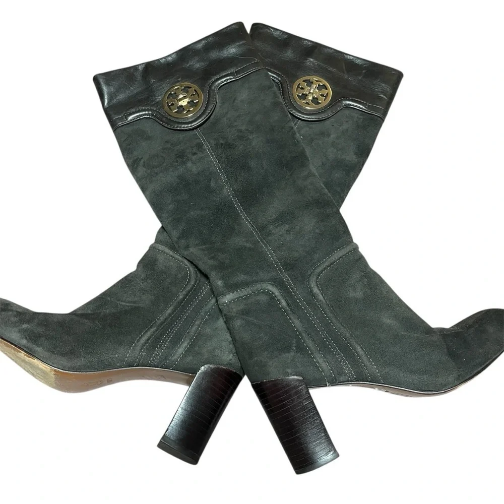 Tory Burch Tall Riding Boots size 6 Y2K fall winter Chocolate Brown
